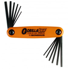 BONDHUS GORILLAGRIP OPVOUWSET COMBI 1.5-5MM - 5/64-5/32"