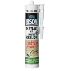 BISON ACRYLAATKIT STRUCTUUR WIT 310 ML