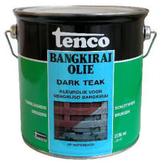 TENCO BANGKIRAI DARK TEAK OLIE WATERBASIS 2.5 LTR