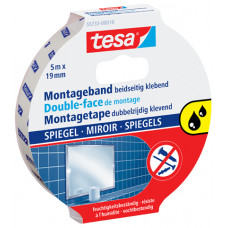 TESA MONTAGETAPE SPIEGELS 19 MM X 5 MTR