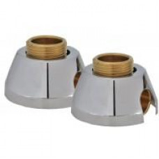 MESS.SOLDEER MUURPLAAT INCL ROZET 3/4 X 15