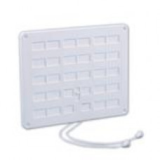 VENTILATIEROOSTER AFSLUITBAAR 250X200MM WIT