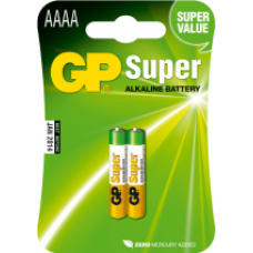 GP SUPER ALKALINE AAAA 2 ST