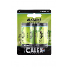 CALEX ALKALINE BATTERIJ D-CELL 2STUKS