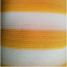 BALKONDOEK GEEL/WIT 90 CM
