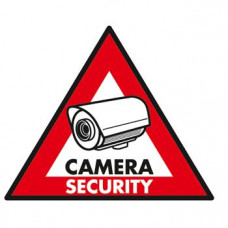 STICKER CAMERA SECURITY 123 X 148 MM