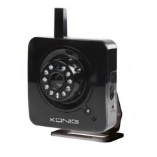 KONIG IP-CAMERA VOOR BINNEN ZWART