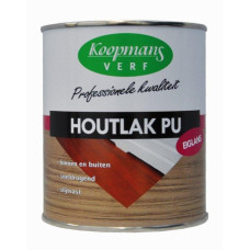 KPM HOUTLAK PU EIGLANS RM 0.25L 560 OPAALWIT