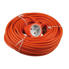 VERLENGSNOER 20 MTR ORANJE
