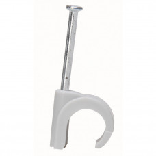 KOPP SPIJKERCLIP ROND 7-11MM WIT