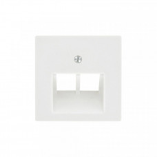 JUNG RJ11/RJ45 AFDEKPLAAT AS500 WIT