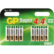 GP MULTIPACK GP AA BATTERIJ 8 ST