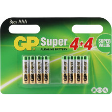 GP MULTIPACK GP AAA BATTERIJ 8 ST