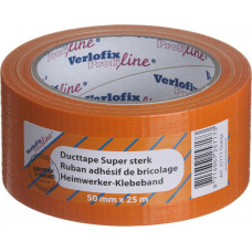 DUCTTAPE ORANJE 50 MM 25 MTR