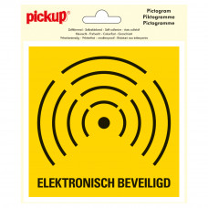 PICTOGRAM VINYL 15X15CM ELECTRONISCH BEVEILIGD