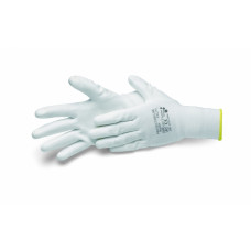 HANDSCHOEN SOFT TOUCH WIT 9 NYLON MET PU COATING