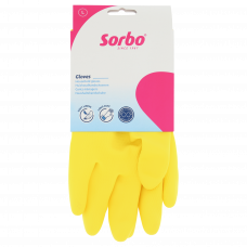 SORBO HUISHOUDHANDSCHOEN STRONG GEEL L