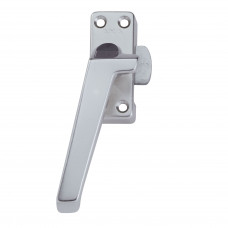 RAAMSLUITING DRUKKNOP/LINKS/ALUMINIUM F1