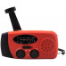 NOODRADIO AM/FM OP ZONNE ENERGIE + ZAKLAMP + POWERBANK