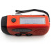 NOODRADIO AM/FM OP ZONNE ENERGIE + ZAKLAMP + POWERBANK