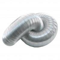 AFVOERSLANG FLEXIBEL ALUMINIUM 125MM 3M AFVOERSLANG FLEXIBEL ALUMINIUM 125MM 3M