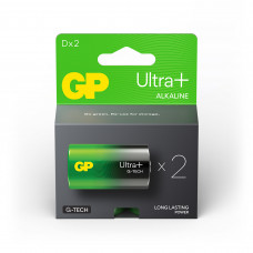 GP D MONO BATTERIJ ALKALINE ULTRA PLUS 1,5V 2ST
