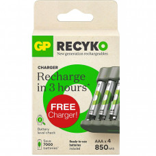GP 4 X AAA 850 MAH INCL. LADER GP 4 X AAA 850 MAH INCL. LADER