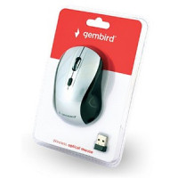 DRAADLOZE OPTISCHE MUIS ZWART/ZILVER