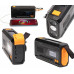 RADIO DAB+/FM OP ZONNE ENERGIE + ZAKLAMP + POWERBANK