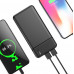 POWERBANK 20.000MA ZWART USB + USB-C 20W QC