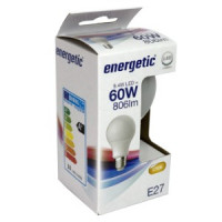 ENERGETIC LED GLS E27 8,6-60W 2700K MAT ENERGETIC LED GLS E27 8,6-60W 2700K MAT