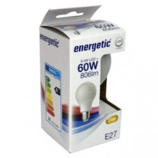 ENERGETIC LED GLS E27 8,6-60W 2700K MAT