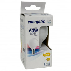 ENERGETIC LED KOGEL E14 6,8-60W 2700K FILAMENT MAT