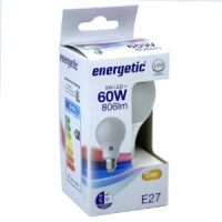ENERGETIC LED GLS E27 8,8-60W 2700K MAT SENSOR