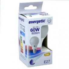 ENERGETIC LED GLS E27 8,8-60W 2700K MAT SENSOR