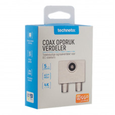 TECHNETIX COAX OPDRUKVERDELER - ZIGGO - KABEL KEUR - METAAL